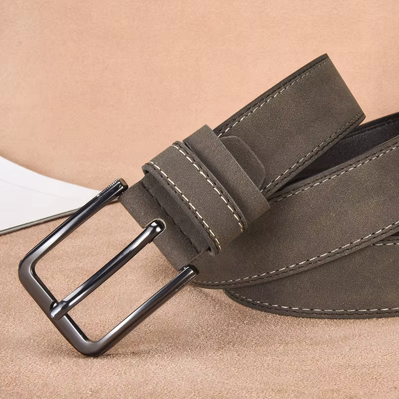 Ceinture pour homme avec boucle en métal