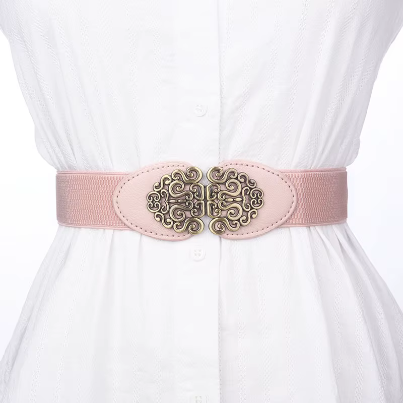 Ceinture élastique rétro extensible pour femmes