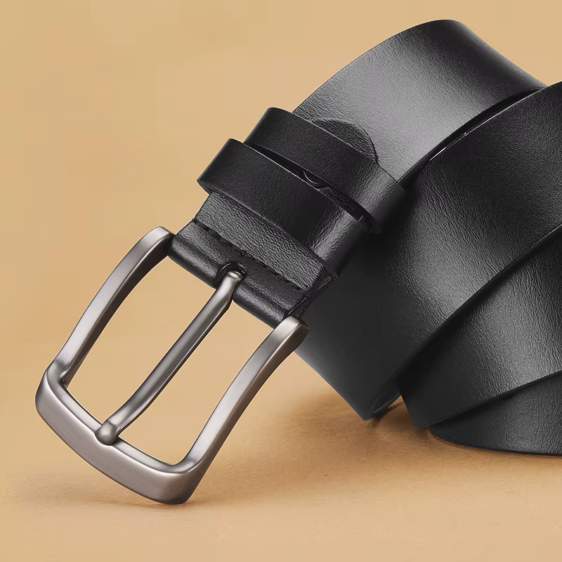 Ceinture à boucle ardillon rétro personnalisée pour hommes