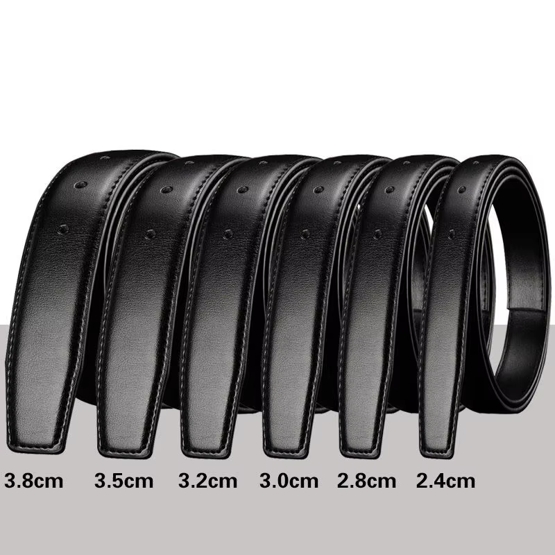 3.8 cm 3.5 cm 3.2 cm 3.0 cm 2.8 cm 2.4 cm ceinture en cuir véritable sans boucle