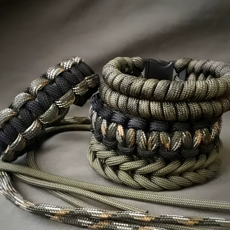 Cordon en paracorde 10 couleurs avec boucles