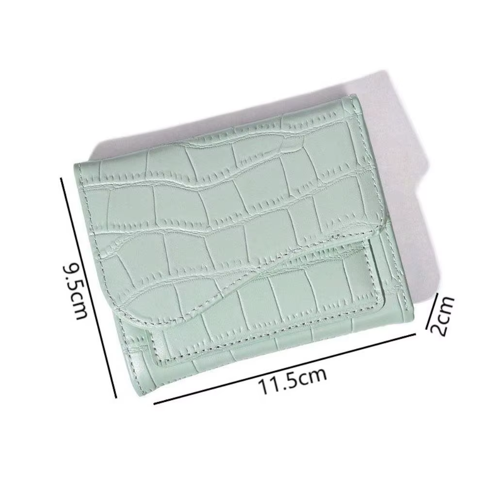 Mini portefeuille en cuir PU pour femme