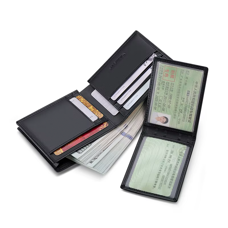 Portefeuille en cuir pour hommes