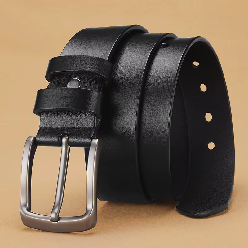 Ceinture à boucle ardillon rétro personnalisée pour hommes