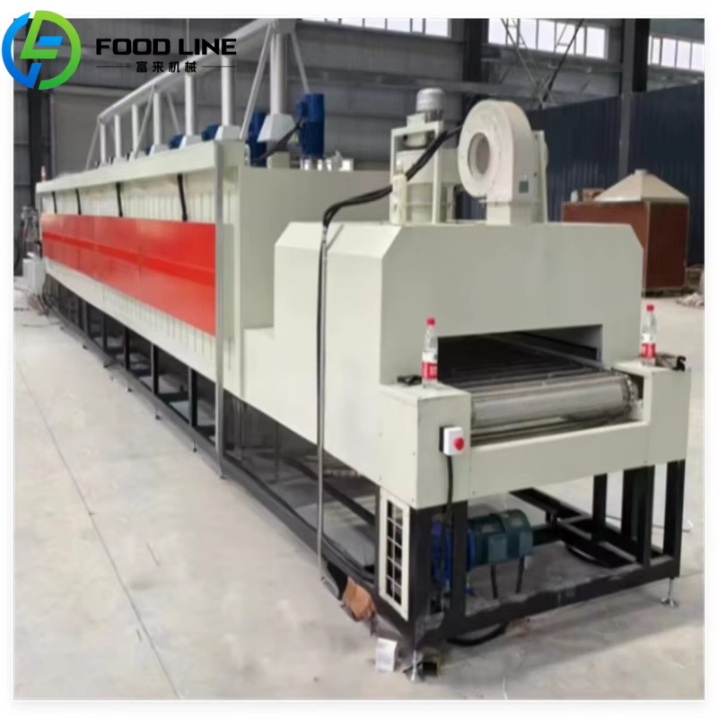 Four tunnel de cuisson pour biscuits et pain à feu direct