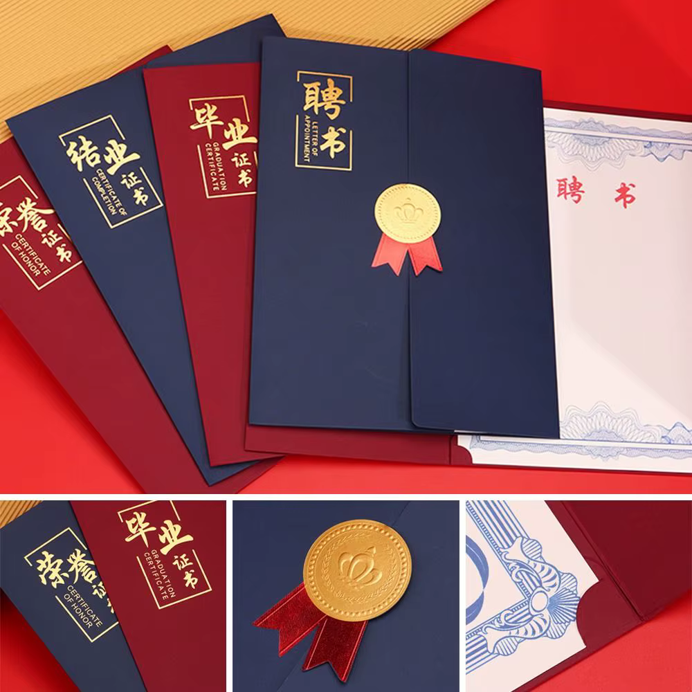 Porte-certificat de remise de diplôme A4