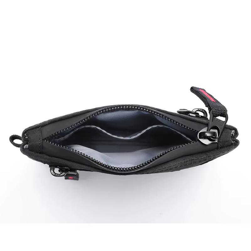 Portefeuille pour hommes Rfid porte-carte de crédit en Nylon mince sac à main fermeture éclair porte-cartes clé mâle