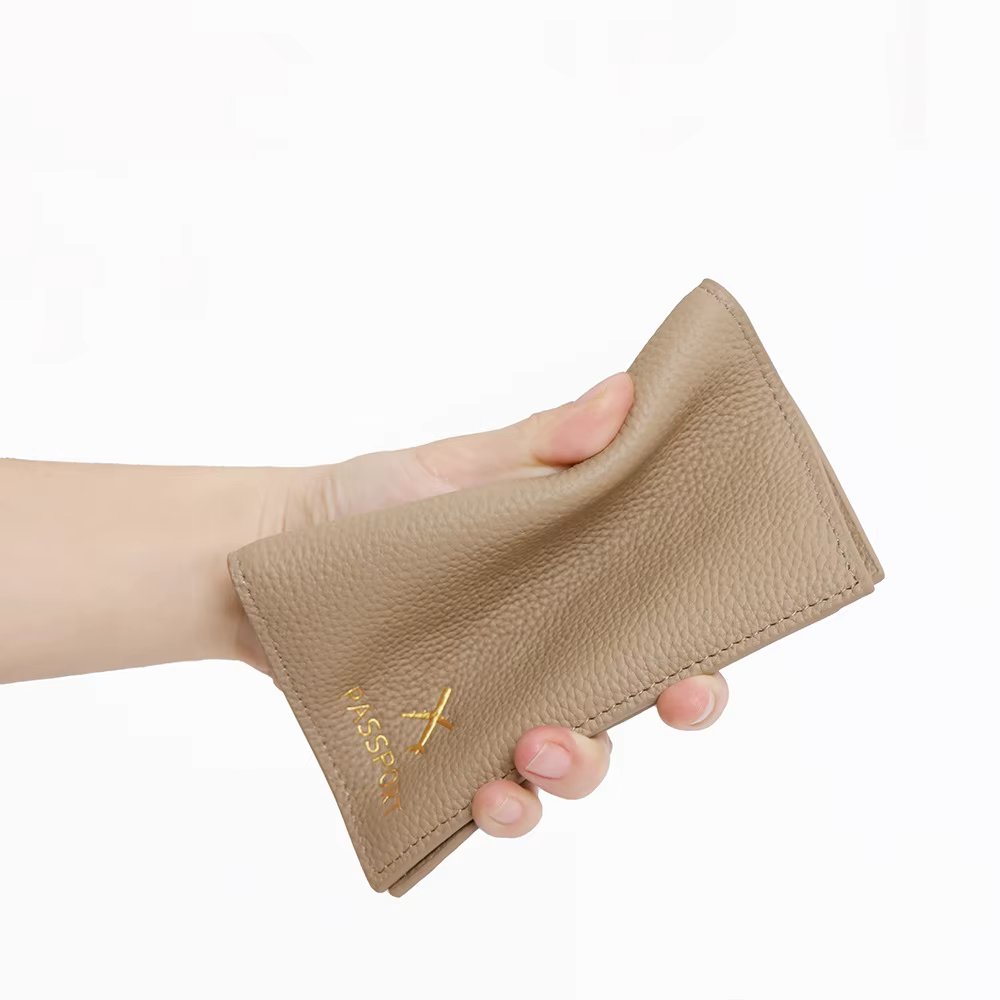 Portefeuille multifonction femme en cuir véritable sac à main porte-carte d'identité femmes sacs