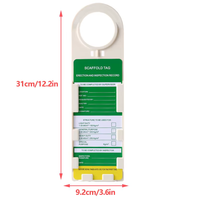 Étiquette de support explorez afaudage avec support, panneaux d'iode de sécurité, kit d'équipement explorez afaudage, étiquette explorez afaudage avec support et étiquette