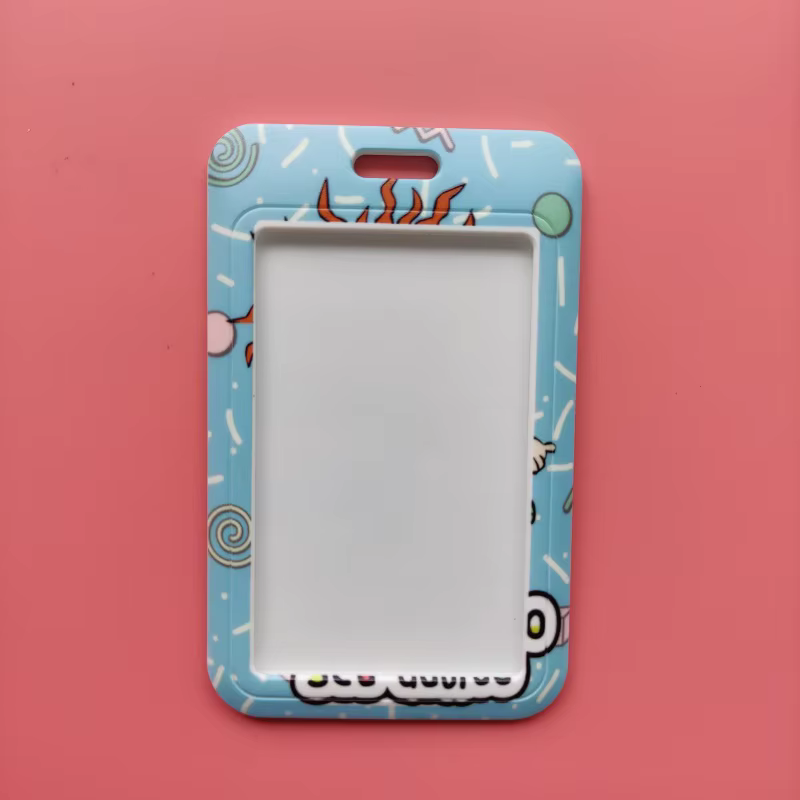 Dessin animé garçons filles ID crédit porte-carte bancaire étudiants Bus carte étui lanière enfant visite porte identité Badge cartes couverture
