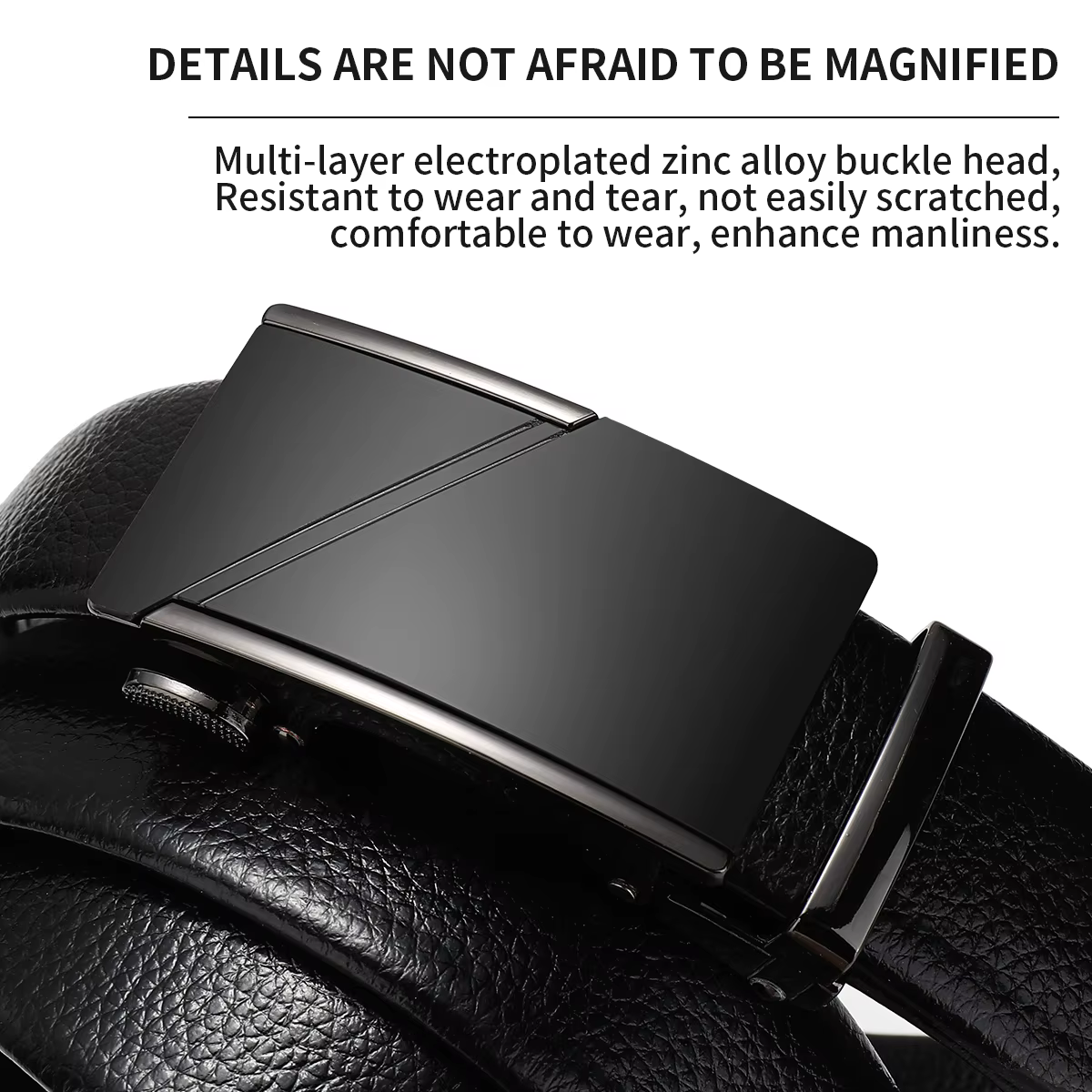 Ceinture pour homme, nouvelle boucle automatique