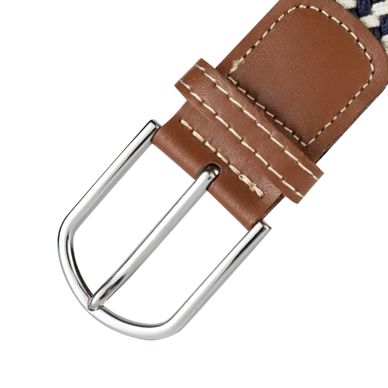 3.3cm x 107cm unisexe ceinture décontracté tricoté boucle ardillon hommes