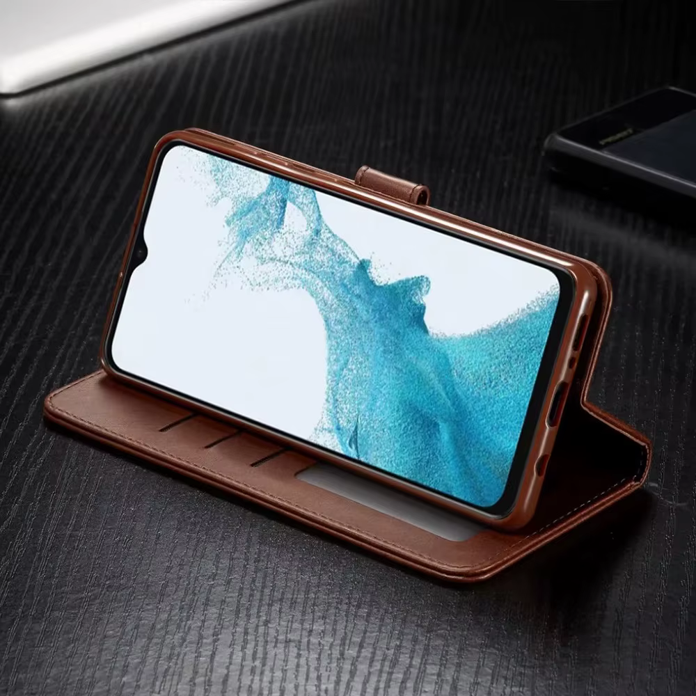 Étui portefeuille en cuir pour Samsung Galaxy A57 A56 A55 A54 A36 A17 A16 A14 A53 A33 A13 A52S A22 A12 A71 A51 A41 A31 A21S A70 A50 A20