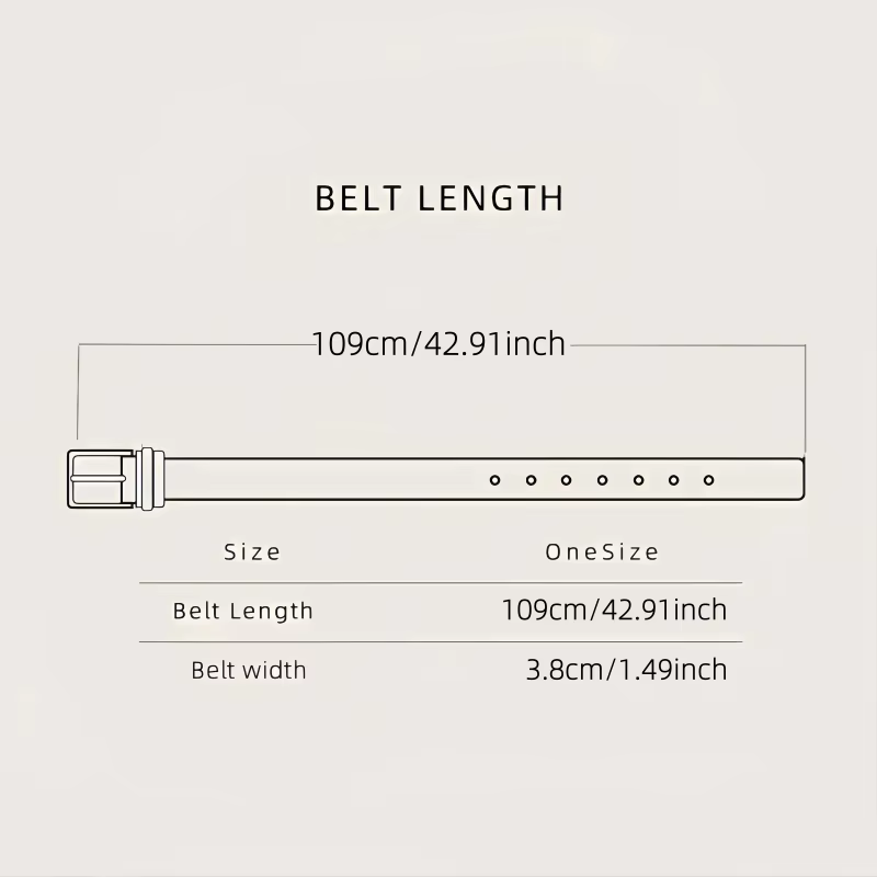 Ceinture à rivets de style punk pour hommes et femmes