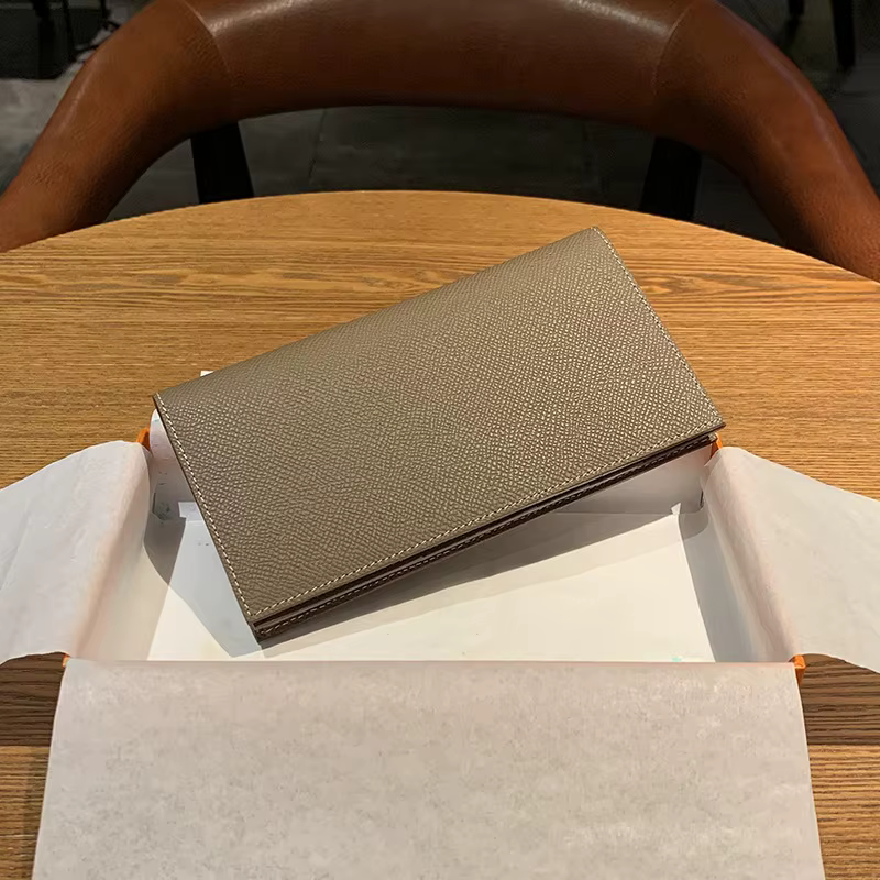 Portefeuille long en cuir de qualité supérieure pour homme