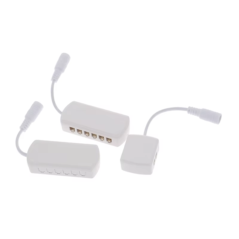 ShuBox-airies Splitter avec prise mâle, adaptateur d'éclairage d'armoire LED, connecteurs de globalisation, 4 ports, 6 ports, 12ports, 2510 espacement intérieur, 2.54