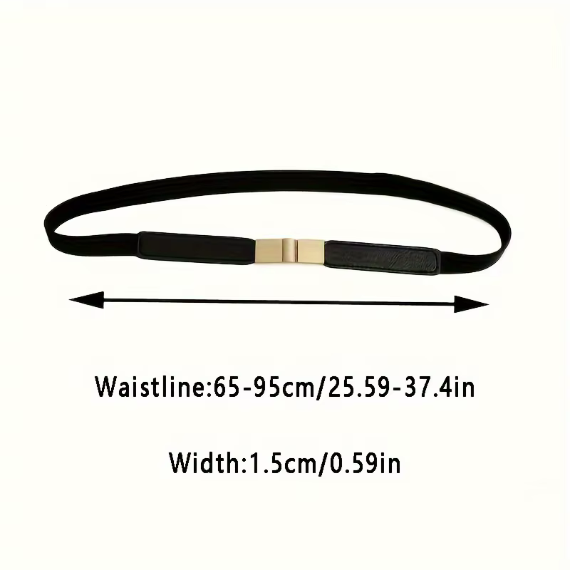 Ceinture fine élastique pour filles, décoration, mode, robe, jupe