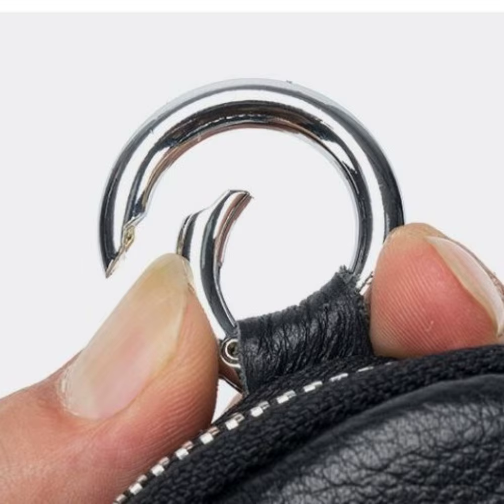 Mini porte-monnaie Portable couleur unie avec porte-clés porte-carte portefeuille fermeture éclair sac d'argent