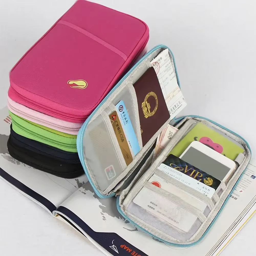 Portefeuille de voyage tendance, porte-passeport familial, étui créatif, organisateur, accessoires de voyage, sac à documents, porte-carte, rangement Portable