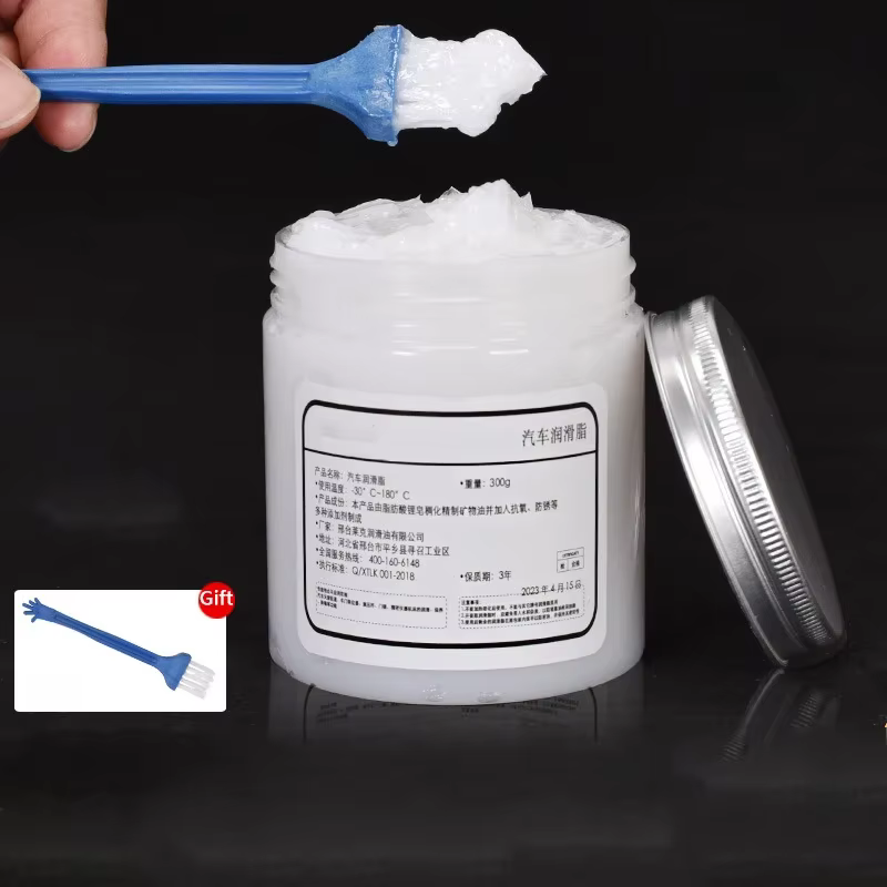 Graisse lubrifiante pour charnières de porte de voiture, lubrifiant pour piste de toit ouvrant, bruit anormal, antirouille, crème blanche pour équipement d'entretien mécanique