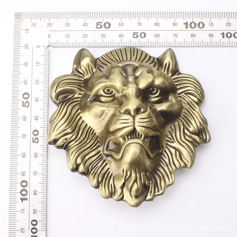 Boucle de ceinture tête de Lion