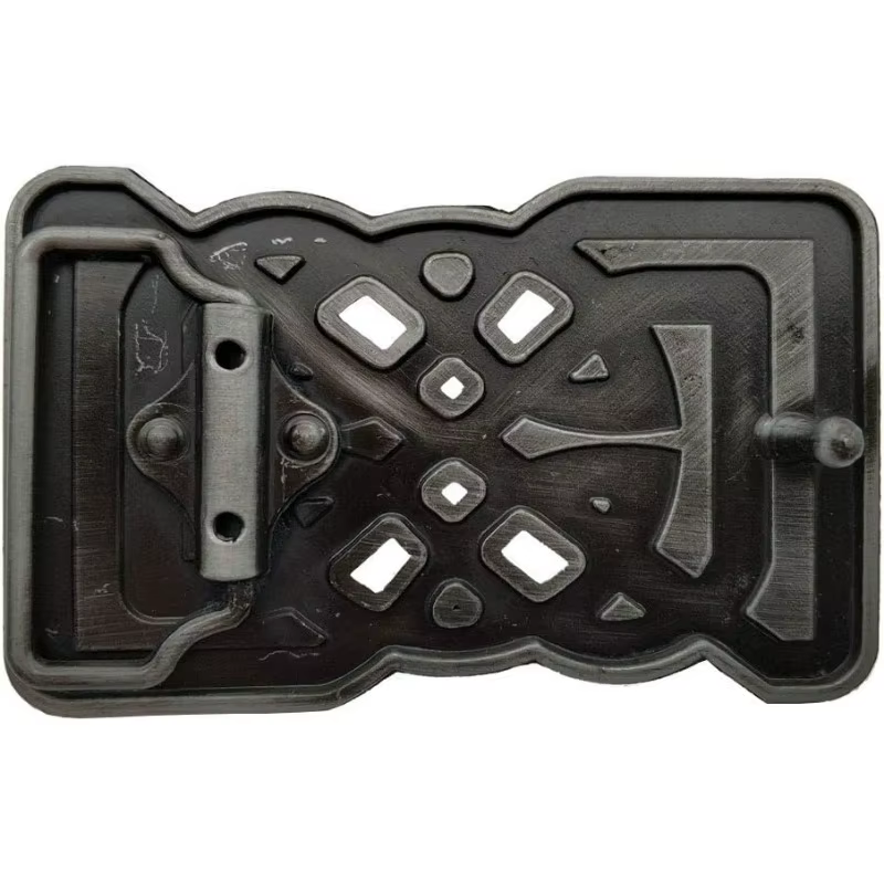 Boucle de ceinture en alliage de zinc avec nœud celtique 02752
