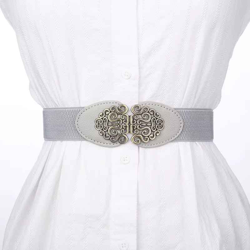 Ceinture élastique rétro extensible pour femmes
