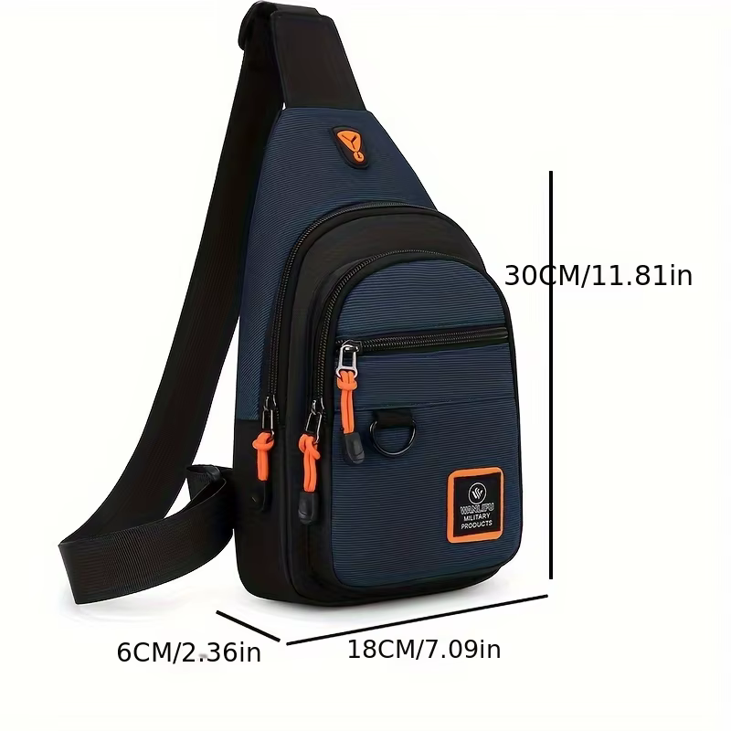 Sac à bandoulière imperméable pour hommes