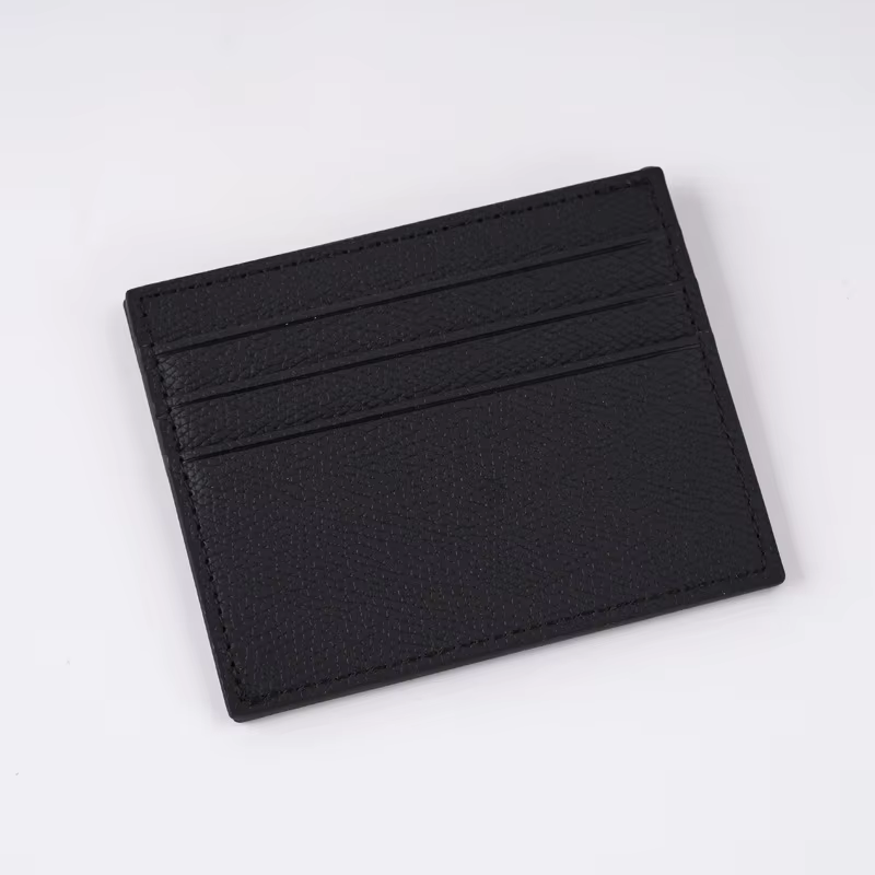 Femmes hommes mince porte-carte portefeuille multi-porte-carte étui en cuir PU banque affaires