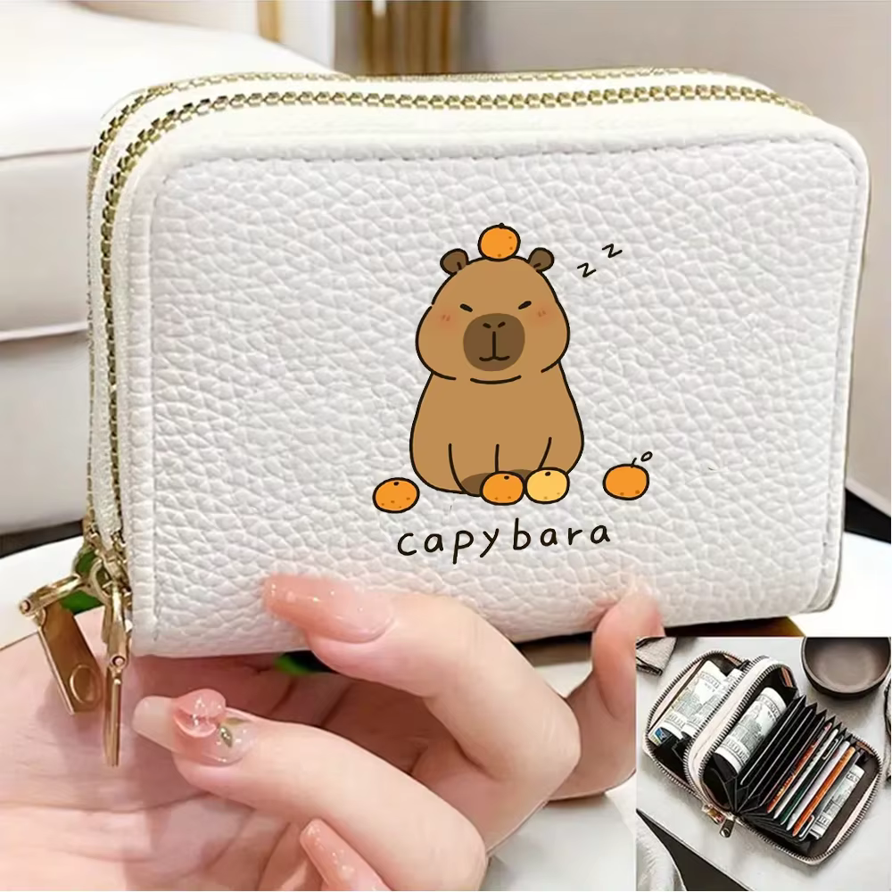 Capibala portefeuille dessin animé court