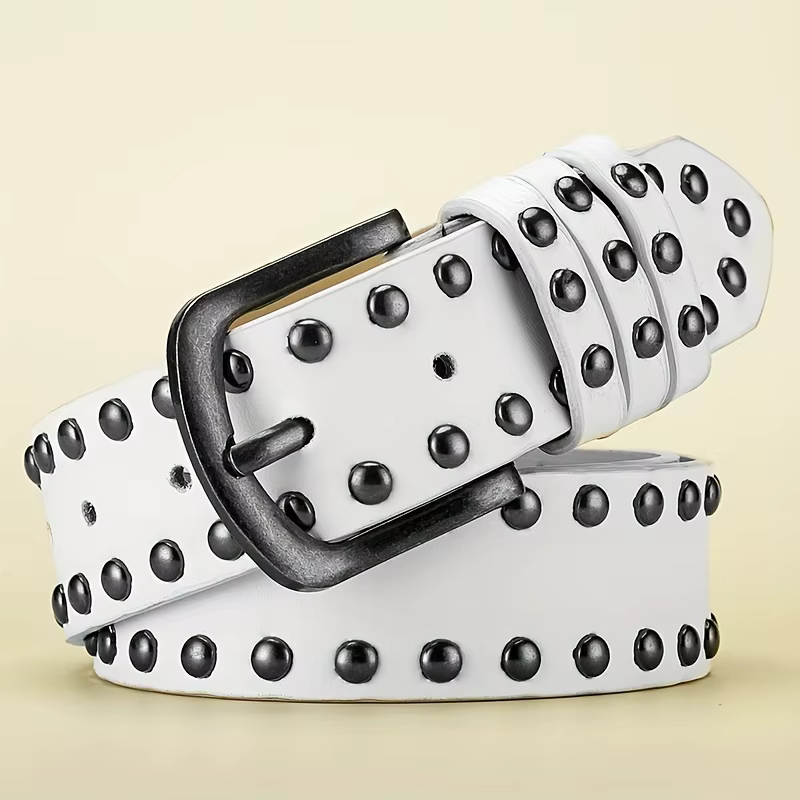 Ceinture pour hommes rétro fait vieille alliage aiguille boucle