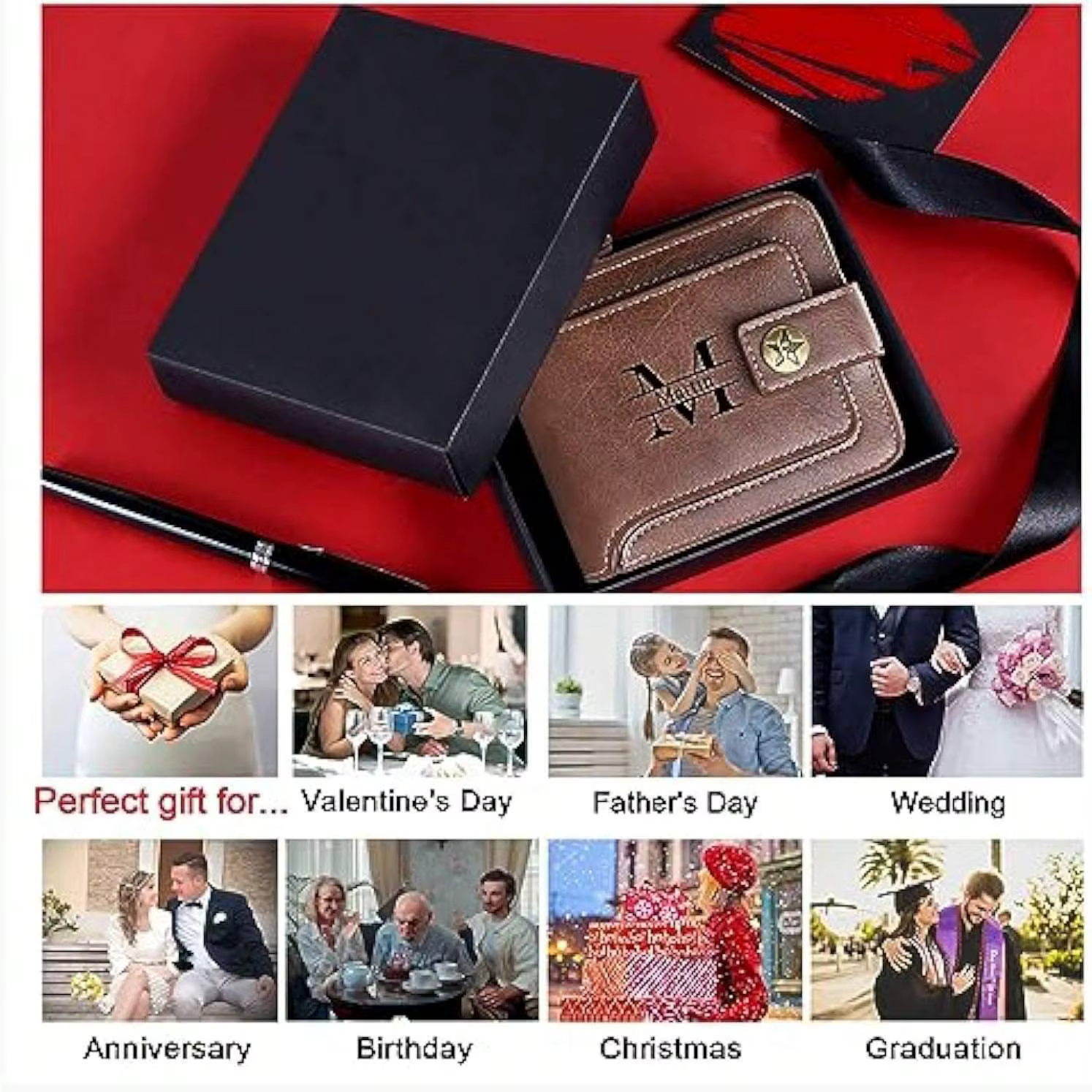 Portefeuille personnalisé pour hommes