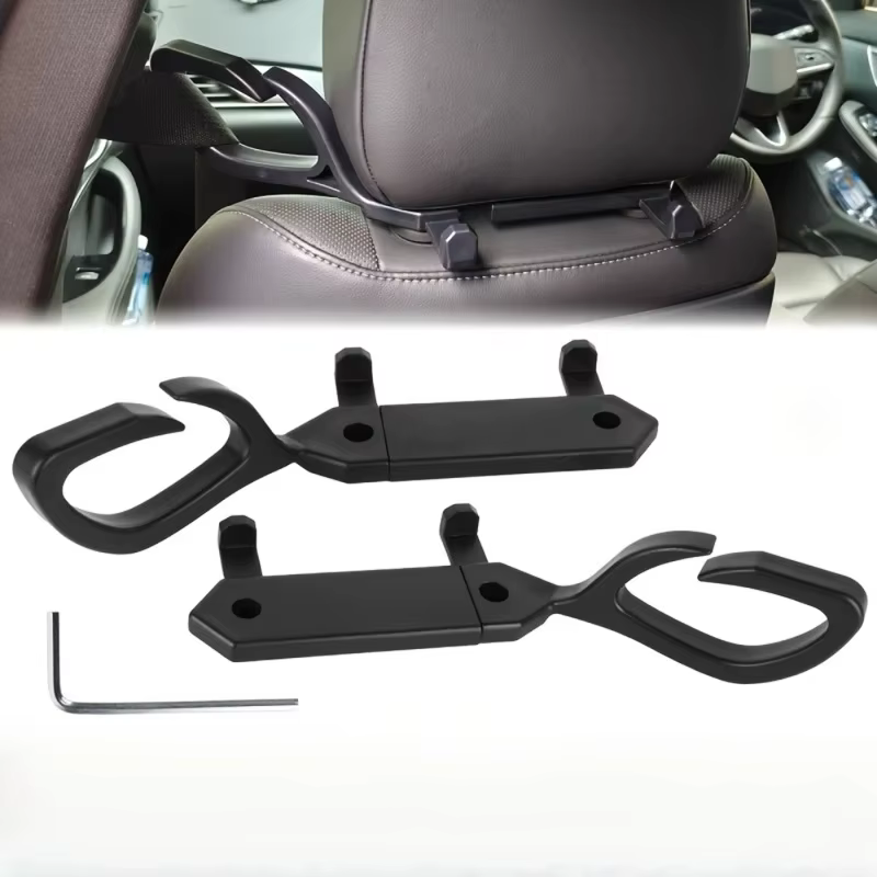 Organisateur de ceinture de sécurité de voiture avec crochet universel pour siège de véhicule, accessoire pratique et pratique