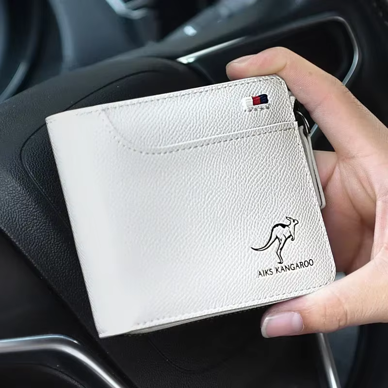 Portefeuille en cuir PU pour hommes