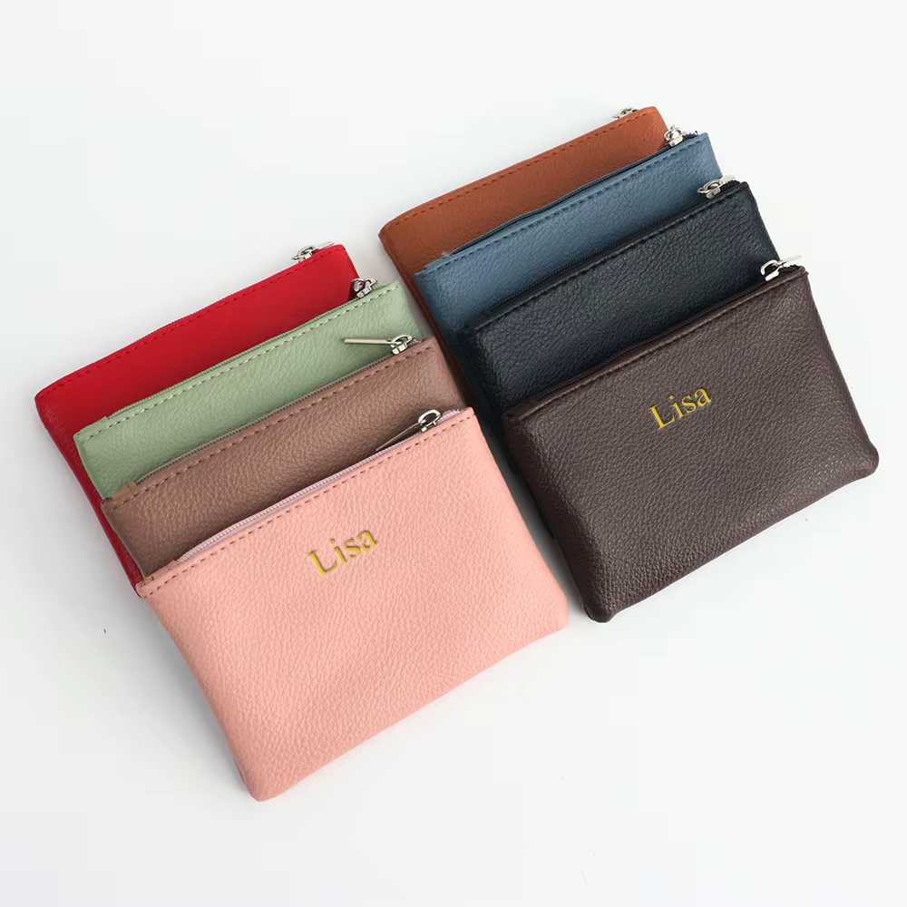 Portefeuille en cuir PU personnalisé