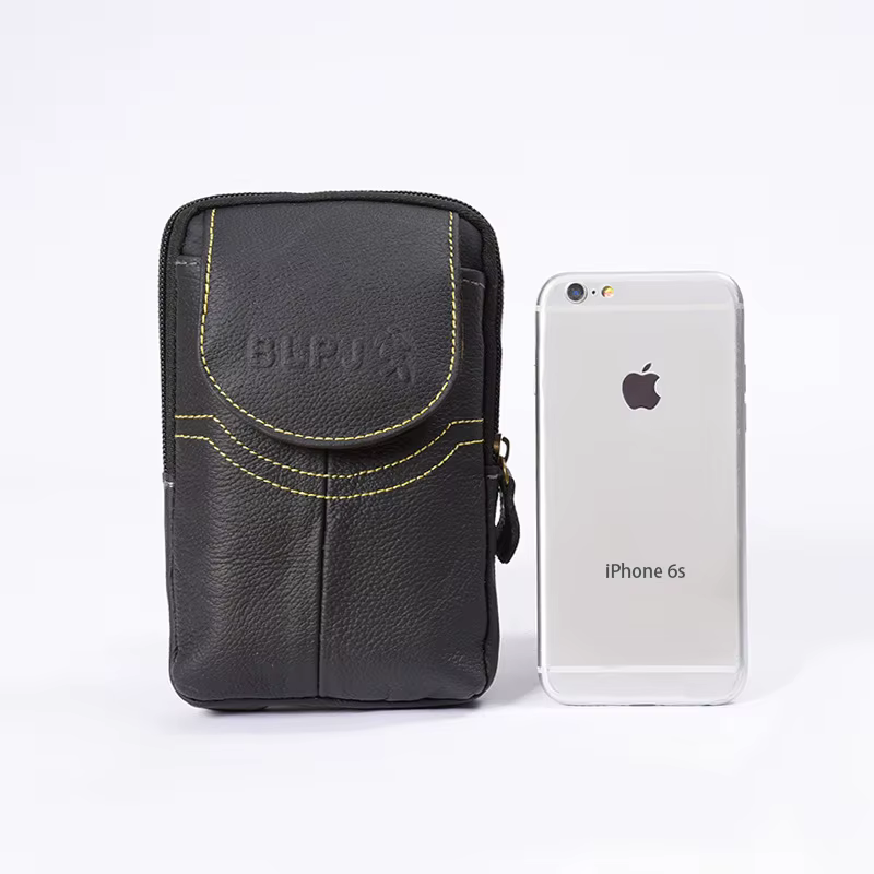 Poudres de téléphone en cuir pour hommes