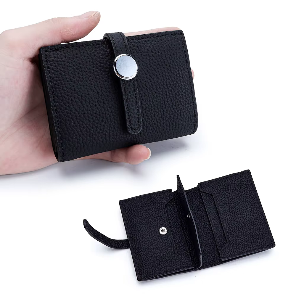 Petit portefeuille en cuir pour femmes