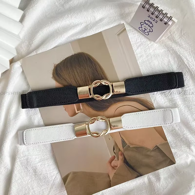 Ceinture élastique fine pour femme