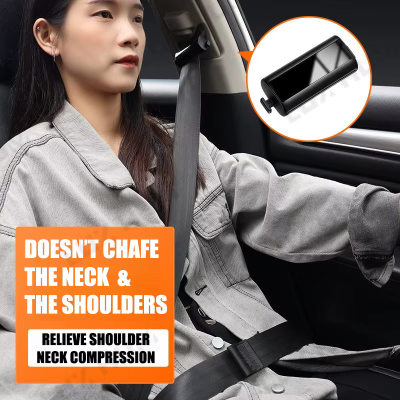 Ajusteur de ceinture de sécurité de voiture, réglage libre de la sangle d'épaule automatique, Clip de ceinture de sécurité pour les voyages, soulage la pression/Friction
