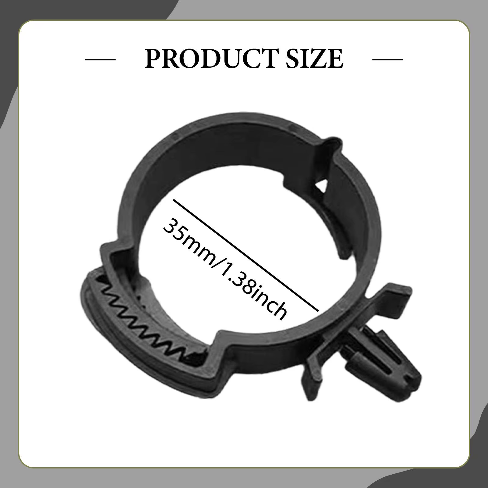 Clip de fixation pour tuyau d'eau de moteur, support en plastique de 3,5 cm, accessoire automobile pour un refroidissement fiable du moteur