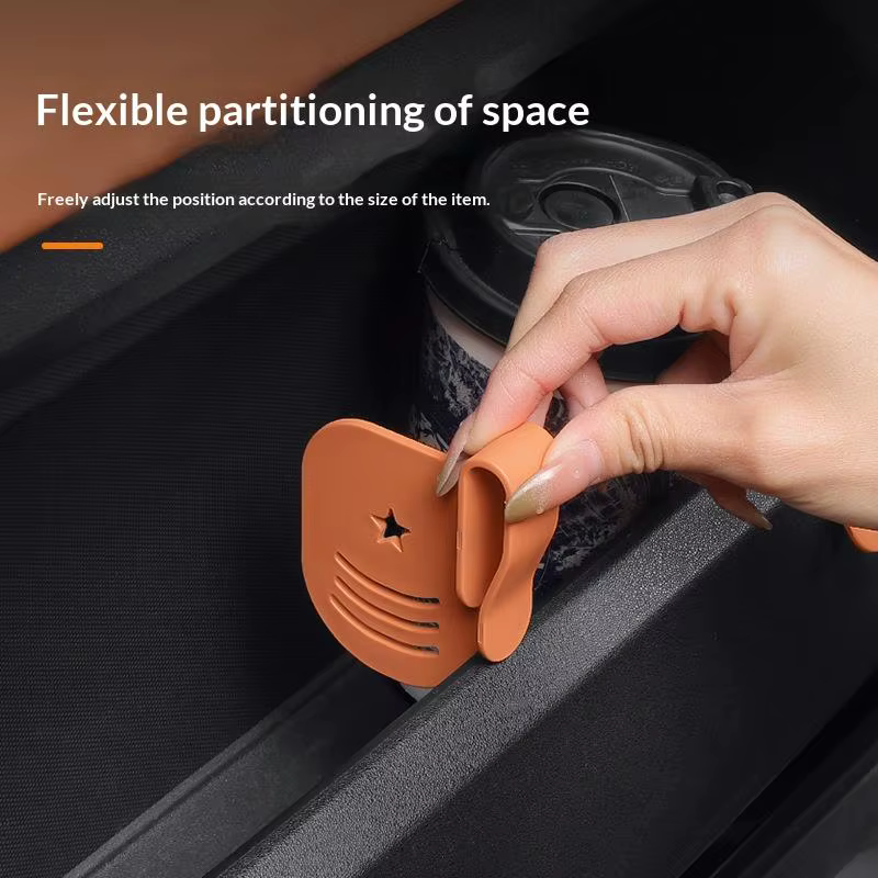 1/2 pièces Panneau de séparation universel pour fente de porte de voiture, organisateur de rangement pour compartiment latéral de voiture, accessoires automobiles