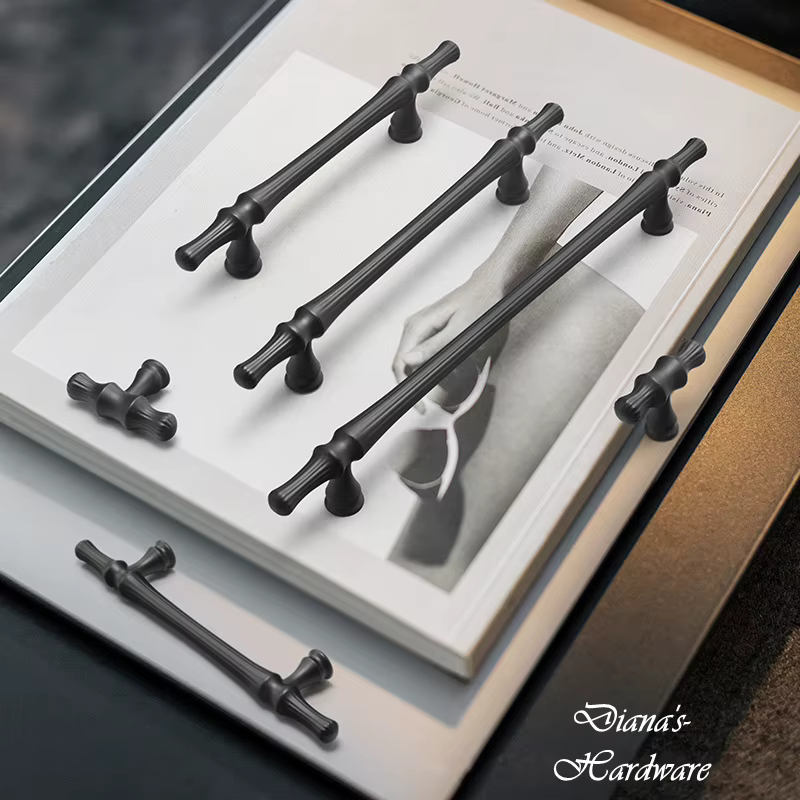 Poignée et bouton de meubles décoratifs jeunesse, armoire noire, armoire, armoire, MELKnobs, cuisine, porte Foy