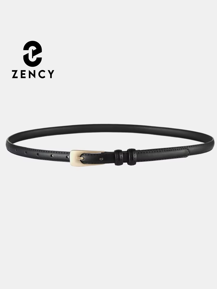 Ceintures en cuir à deux couches pour femmes avec boucle à ardillon