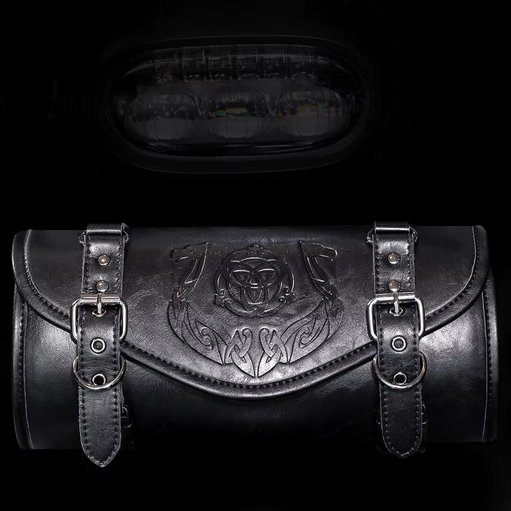 Sac suspendu en cuir Pu noir