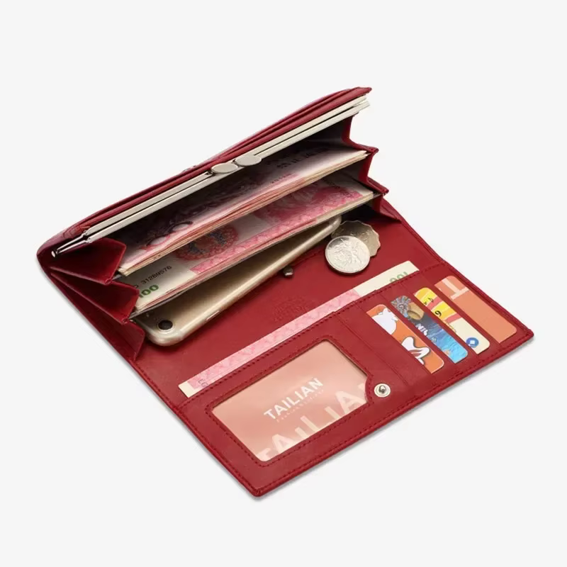 Portefeuilles de luxe pour femmes marque concepteur Long portefeuille femme en cuir sac à main porte-carte d'identité