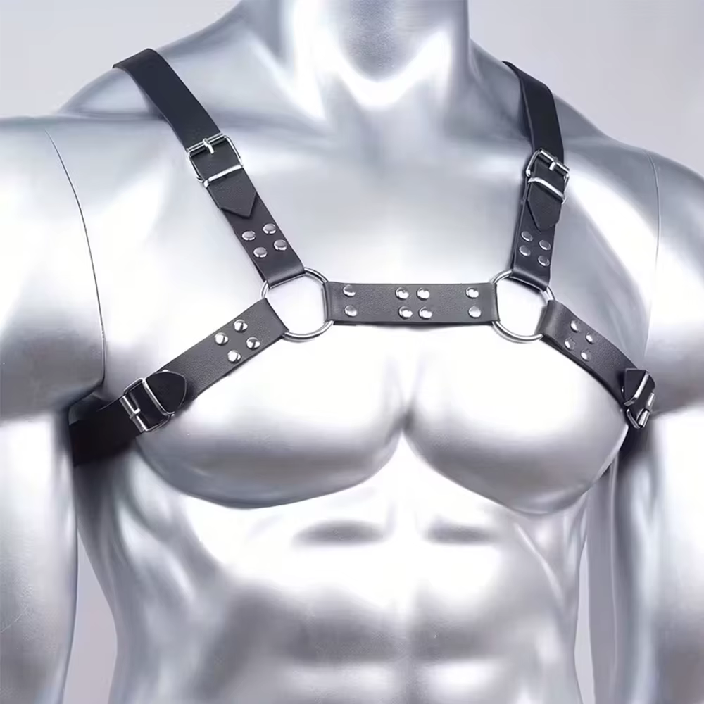 Ceinture en cuir PU pour homme