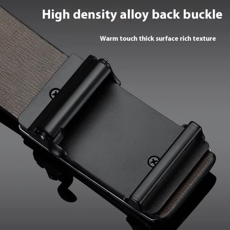 Ceinture européenne en cuir véritable pour hommes