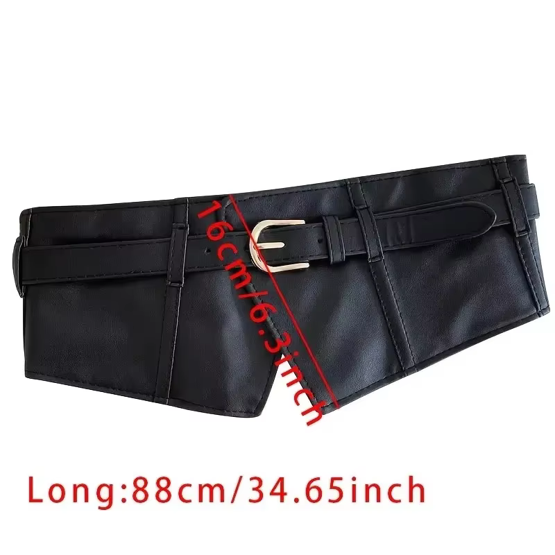 Ceinture pour femmes, ceinture décorative avec jupe et chemise