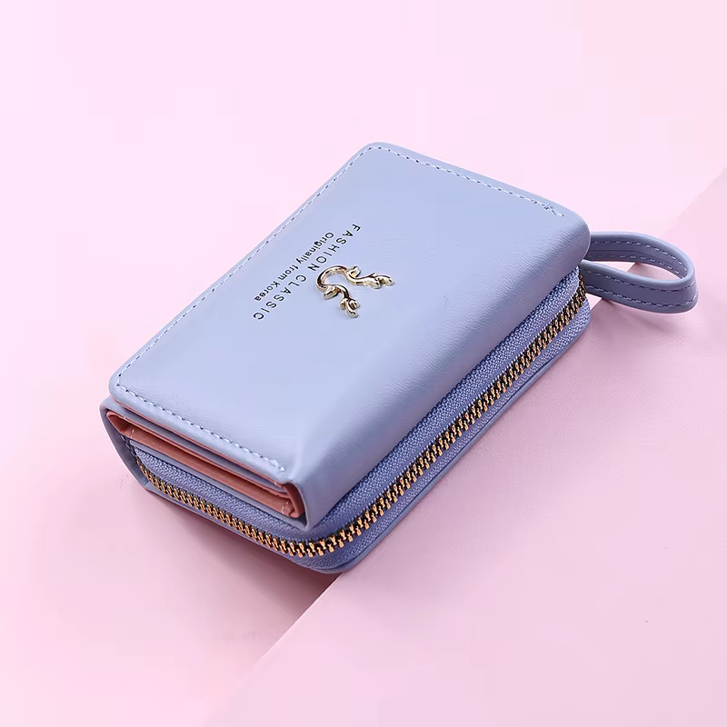 Marque de luxe femmes petit portefeuille femme porte-carte portefeuilles courts avec porte-monnaie