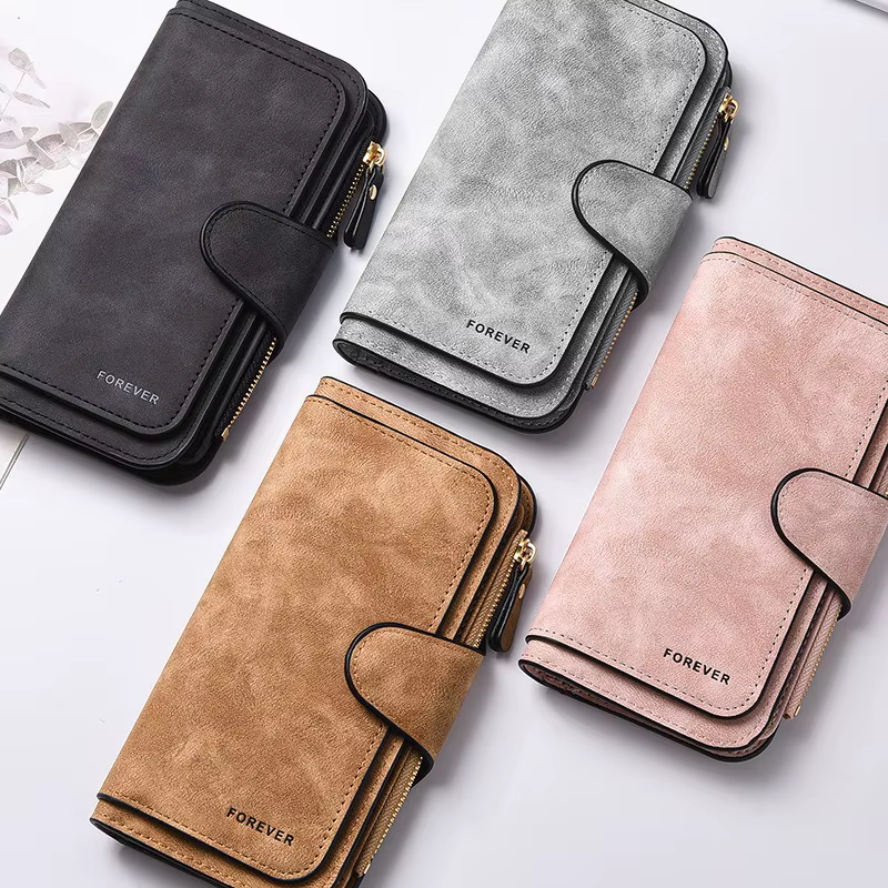 Portefeuille long pour femme à motif nain
